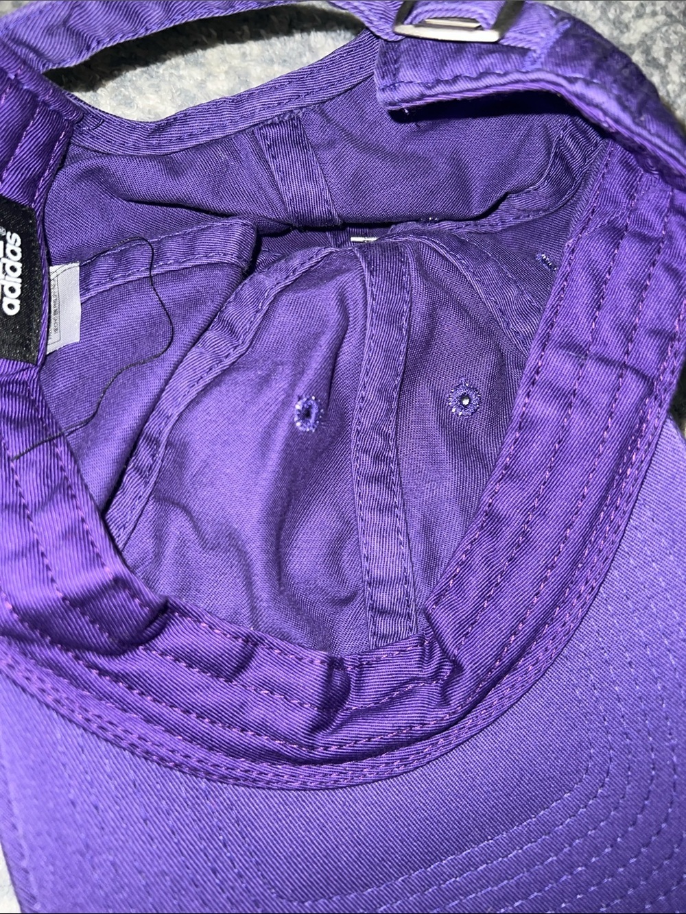 adidas 3-Pack Men’s Baseball Caps - Black, Olive, Purple - Picture 5 of 15